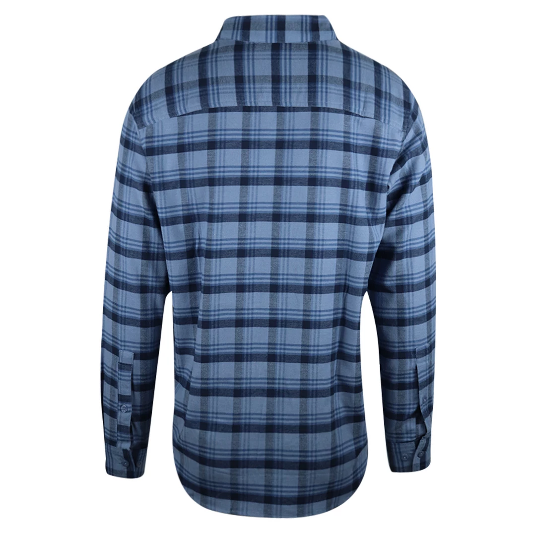 Columbia Men's Blue Navy Plaid Cornell Woods L/S Flannel Shirt (450) Medium New Arrivals 5 Columbia Men's Blue Navy Plaid Cornell Woods L/S Flannel Shirt (450) Medium New Arrivals