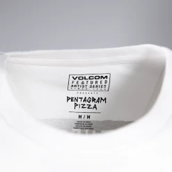 Volcom Men's White Loose Trucks Puff Tuff & Catch Stuff S/S T-Shirt (S06)