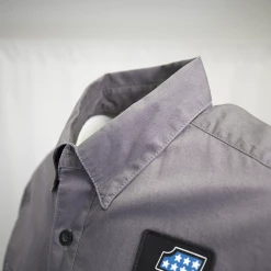 Harley-Davidson Men's Grey #1 America L/S Woven Shirt (S06)