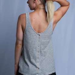 Roxy Women's Palm Trees & Surf Boards Striped Sleeveless Tank Top (S07) Tanks 27 Roxy Women's Palm Trees & Surf Boards Striped Sleeveless Tank Top (S07) Tanks