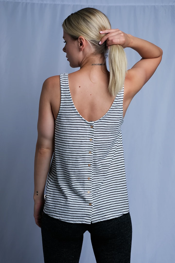 Roxy Women's Palm Trees & Surf Boards Striped Sleeveless Tank Top (S07) Tanks 7 Roxy Women's Palm Trees & Surf Boards Striped Sleeveless Tank Top (S07) Tanks