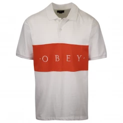 OBEY Men's Color Block Button S/S Polo Shirt (S34) 29 OBEY Men's Color Block Button S/S Polo Shirt (S34)