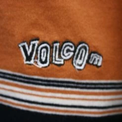 Volcom Men's Burnt Orange Chromatic Crew S/S T-Shirt (S02)