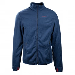 Quechua Men's Mars Red 3 In 1 Fleece Lined Canvas Full Zip Jacket