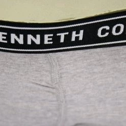 Kenneth Cole Men's Reaction 3 Pack Dark & Light Heather Grey Boxer Brief (S07)