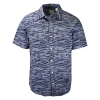 Levi's Men's Blue Fish S/S Woven Shirt 1 Levi's Men's Blue Fish S/S Woven Shirt