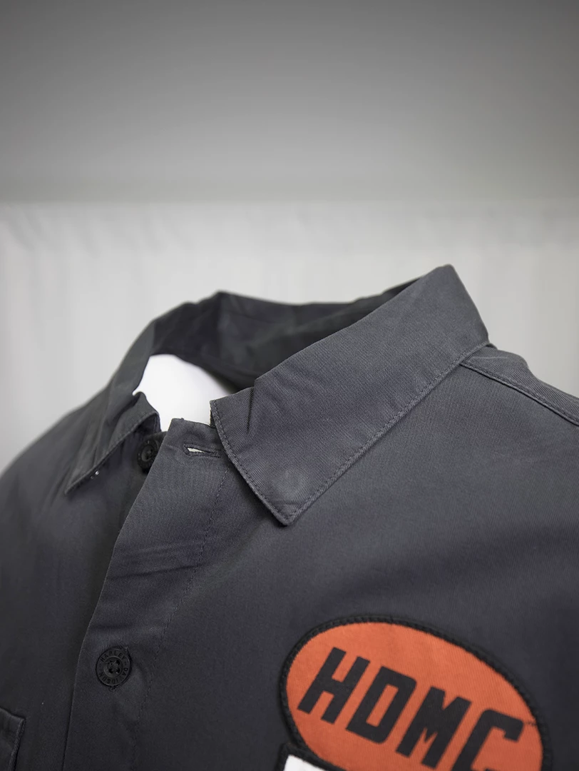 Harley-Davidson Men's Solid Grey HDMC S/S Woven Shirt (S12) 9 Harley-Davidson Men's Solid Grey HDMC S/S Woven Shirt (S12)