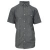 Vans Off The Wall Men's Heather Grey Cross Hatch-B S/S Woven Shirt