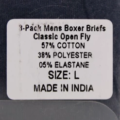 Mens FCUK Men's 3 Pack Navy Blue W/ Navy Blue Strap Boxer Briefs (S09)