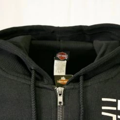 Harley-Davidson Women's Black Gold Zip Up Hoodie 18 Harley-Davidson Women's Black Gold Zip Up Hoodie