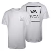 RVCA Men's White VA Box Regular Fit S/S T-Shirt (S02) 1 RVCA Men's White VA Box Regular Fit S/S T-Shirt (S02)