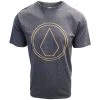 Volcom Men's Heather Black Pinner HTH S/S T-Shirts (S12)