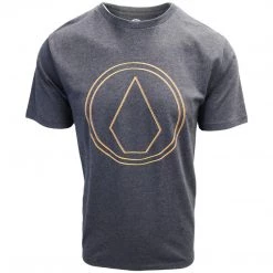 Volcom Men's Heather Black Pinner HTH S/S T-Shirts (S12)