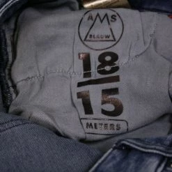 Scotch & Soda Men's Blue Bi-Stretch Skim Distressed Denim Jeans