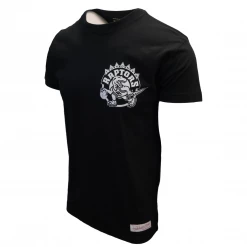 Mitchell & Ness Men's Black White Toronto Raptors Logo S/S T-Shirt (Size Small) 11 Mitchell & Ness Men's Black White Toronto Raptors Logo S/S T-Shirt (Size Small)