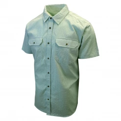 Spotted Clothing PrAna Men's Mint Green Cayman S/S Woven Shirt (S17)