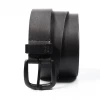 New Arrivals Billabong Men's Black Leather Matte Buckle Belt (S06)