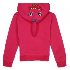 Wild Child Hoodies Kid's Pink Shark Pull Over Hoodie (S06)
