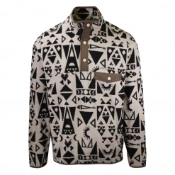 Eddie Bauer Men's Pumice Chutes Snap Mock Neck L/S Sweater (Retail $100) Mens