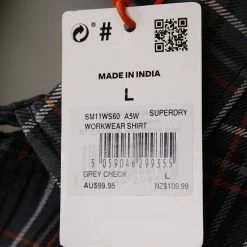 Superdry Men's Traditional Workwear Plaid L/S Woven Shirt