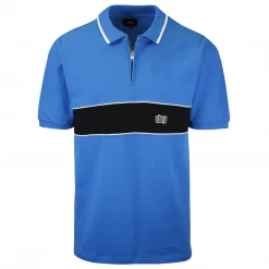OBEY Men's Classic Color Block Zip S/S Polo Shirt (S25)
