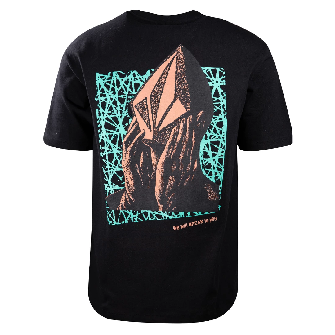 Volcom Men's Black Stone Face We Will Speak To You S/S T-Shirt (S15) 6 Volcom Men's Black Stone Face We Will Speak To You S/S T-Shirt (S15)