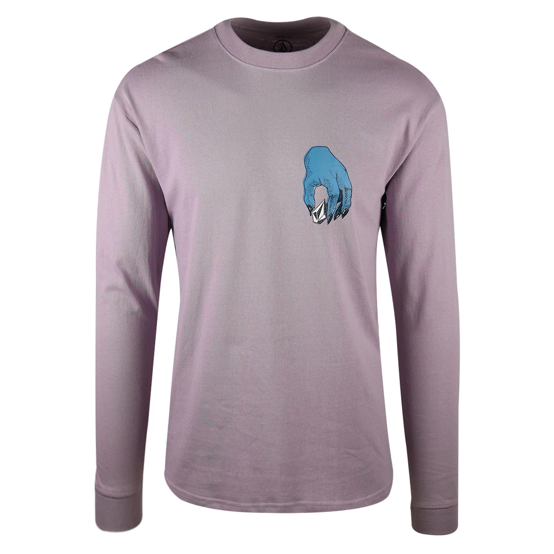 Volcom Men's Purple Stone Blue Hand L/S T-Shirt (584) 3 Volcom Men's Purple Stone Blue Hand L/S T-Shirt (584)