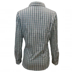 Columbia Women's Silver Ridge Lite Blue Gingham Plaid L/S Shirt 490