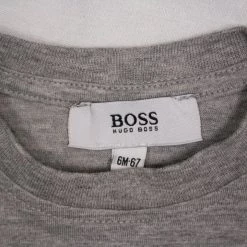 Hugo Boss Kid's Heather Grey Formula One Car S/S T-Shirt (S06) T-Shirts