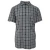Quiksilver Quik Silver Men's Grey Everyday Check S/S Woven Shirt (Retail $44) Size Large
