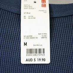 Uniqlo Men's Waffle Crewneck S/S T-Shirt