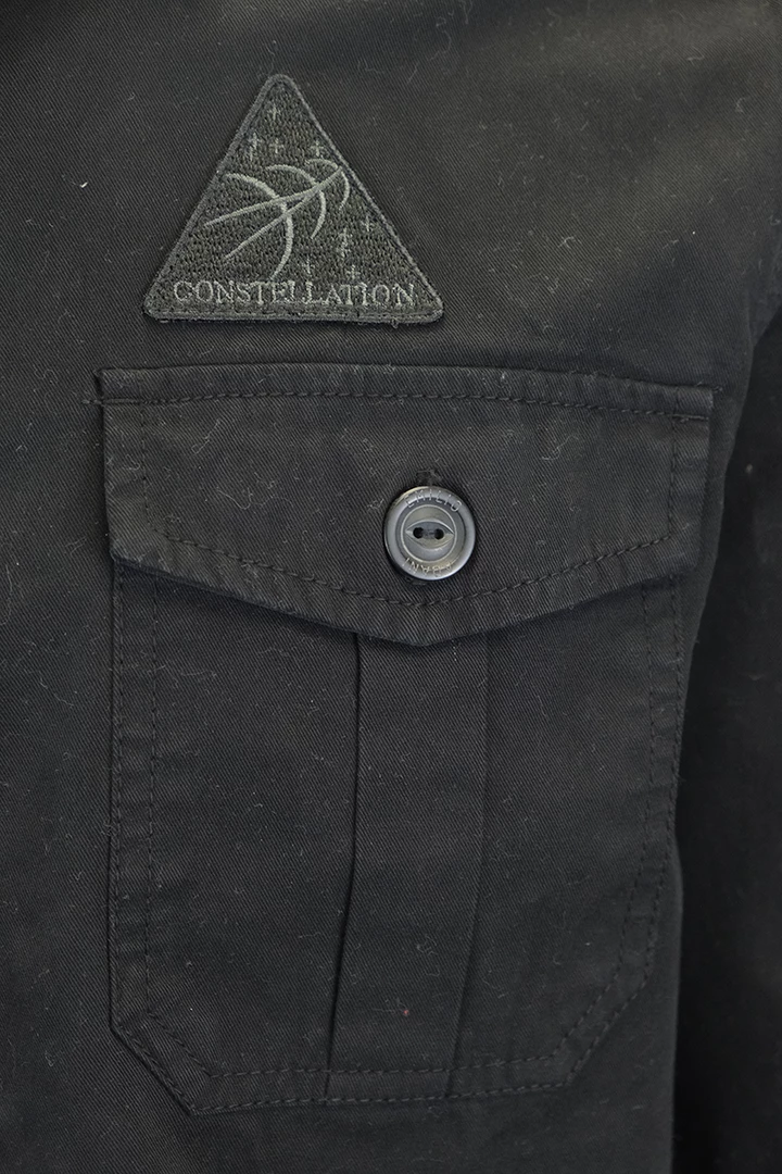 Mens Emilio Adani Men's Black Constellation L/S Shirt (S02) 6 Mens Emilio Adani Men's Black Constellation L/S Shirt (S02)