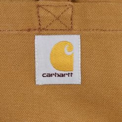 Carhartt Men's Golden Brown Washed Duck Sherpa-Lined Utitlity Jacket (S04)