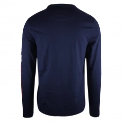 Mens Guess Men's Navy Culkin Slit Henley L/S T-Shirt (Size S & M) 12 Mens Guess Men's Navy Culkin Slit Henley L/S T-Shirt (Size S & M)