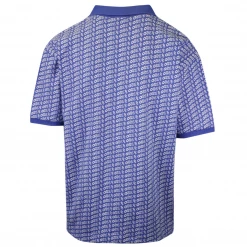 OBEY Men's All Over Print Cutter Button S/S Polo Shirt (S31)