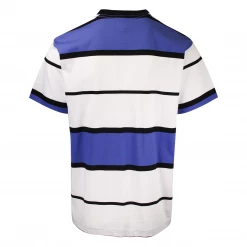 OBEY Men's Blue White Black Blocked S/S T-Shirt