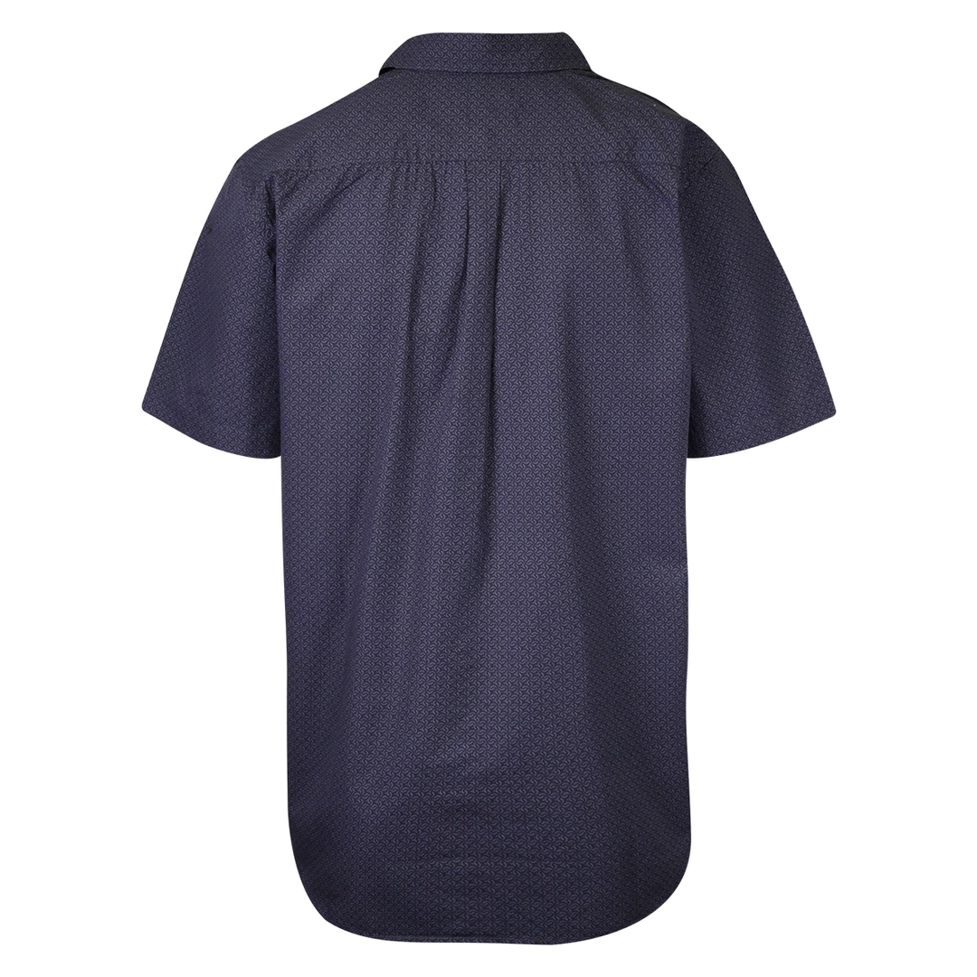 Obey Men's Navy Pattern S/S Woven Shirt 5 Obey Men's Navy Pattern S/S Woven Shirt