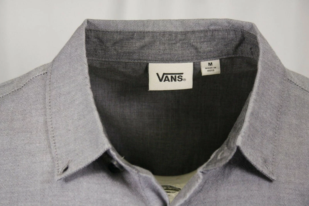 Vans Men's Grey Purple Two Tone Unity Blocked W Daybreak S/S Woven Shirt 7 Vans Men's Grey Purple Two Tone Unity Blocked W Daybreak S/S Woven Shirt