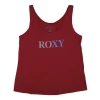 Roxy Girl's Red Vinyl Sleeveless Tank Top (S01)