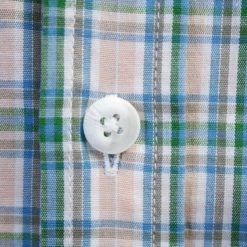 Columbia Men's Pink Blue Green Plaid Rapid Rivers II S/S Shirt