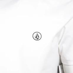 Volcom Men's White Circle Blank S/S T-Shirt (S18)