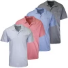 Eddie Bauer Men's River Wash Slub S/S Polo Shirt Mens