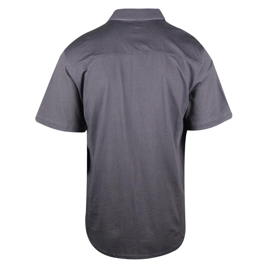 Kuhl Men's Purple Grey Cross Stitched Born In The Wild S/S Woven Shirt (Size L) 5 Kuhl Men's Purple Grey Cross Stitched Born In The Wild S/S Woven Shirt (Size L)