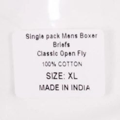 Supreme Men's 100% Authentic Single Pack White Boxer Briefs 11 Supreme Men's 100% Authentic Single Pack White Boxer Briefs