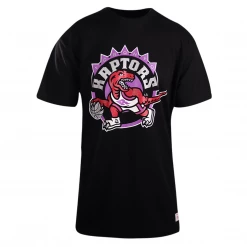 Mitchell & Ness Men's Black Classic Toronto Raptors Logo S/S T-Shirt (S02)