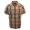 Spotted Clothing PrAna Men's Orange Brown Grey Plaid S/S Woven Shirt (S16)