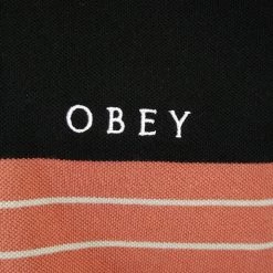OBEY Men's Casa Striped Button S/S Polo Shirt (S32)