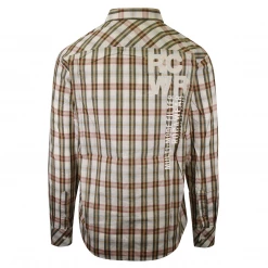 Rocawear Men's Vanilla Second To None Plaid L/S Woven Shirt (Size S & M) Mens