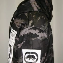 Ecko Unltd. Men's Grey Snakes In The Grass Camo Pull Over Hoodie (S03) 13 Ecko Unltd. Men's Grey Snakes In The Grass Camo Pull Over Hoodie (S03)