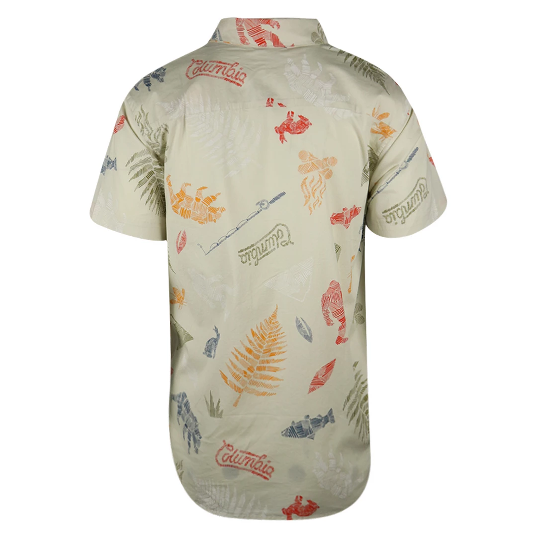 Columbia Men's Ivory Hatch Rapid Rivers S/S Woven Shirt (191) 5 Columbia Men's Ivory Hatch Rapid Rivers S/S Woven Shirt (191)